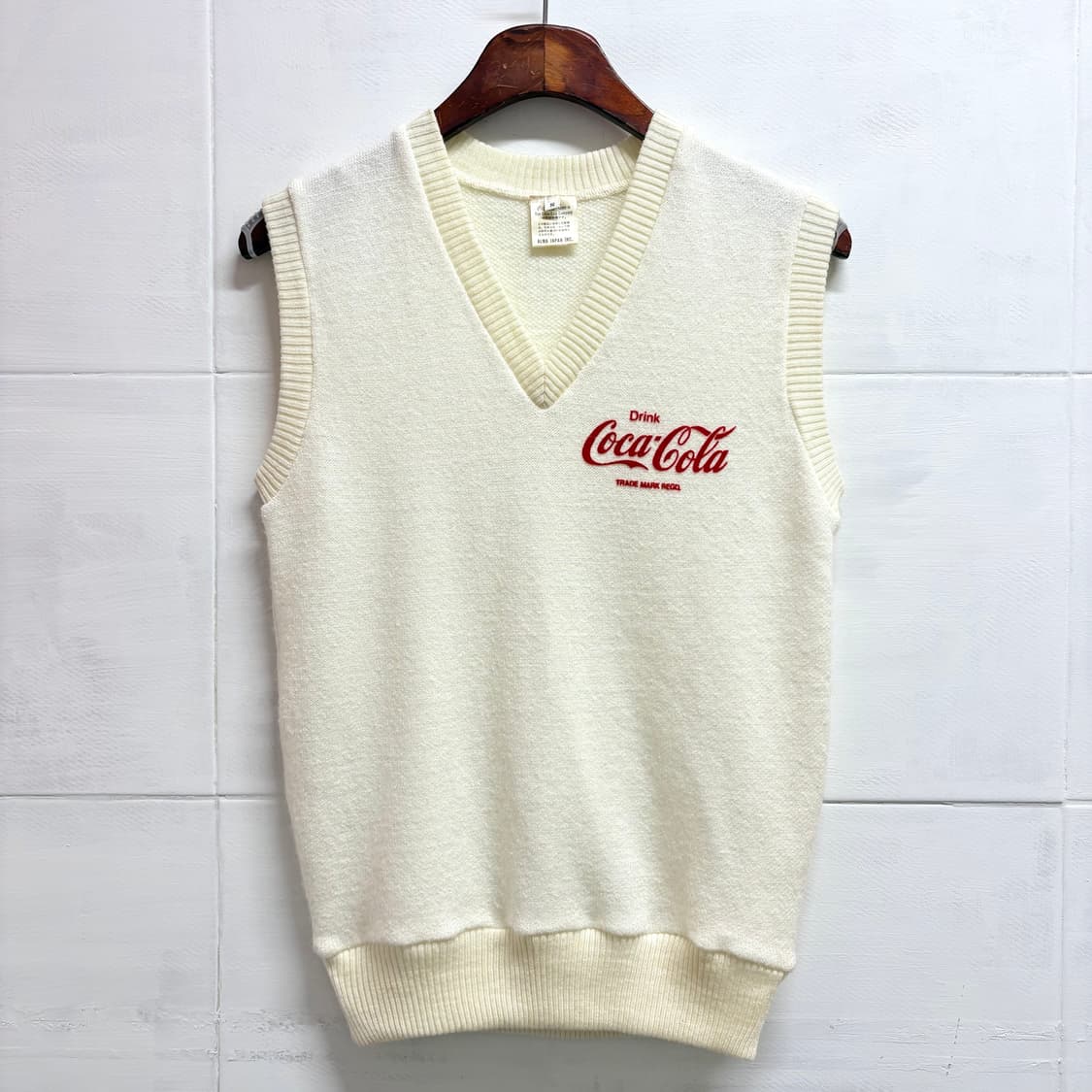 80's Coca-Cola 코카콜라 vintage 니트 베스트  상품이미지1