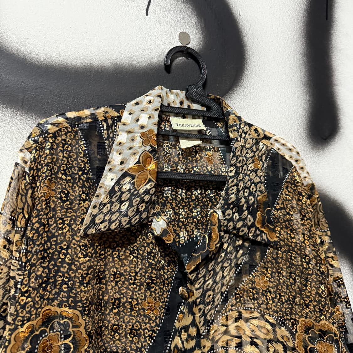 VTG 빈티지 빅사이즈 애니멀 풀 패턴 셔츠 상품이미지3