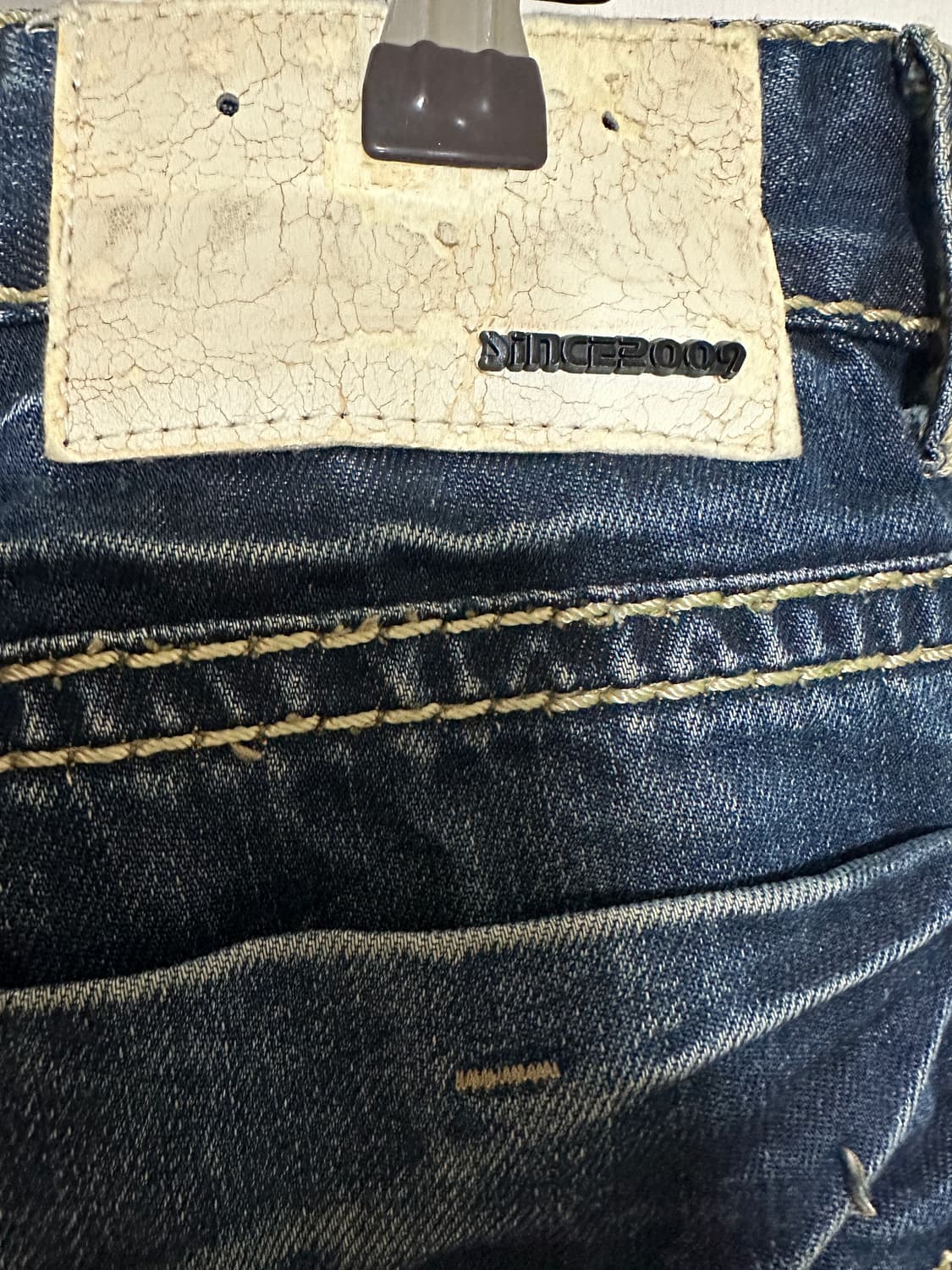 Japanese curve washed denim 상품이미지9