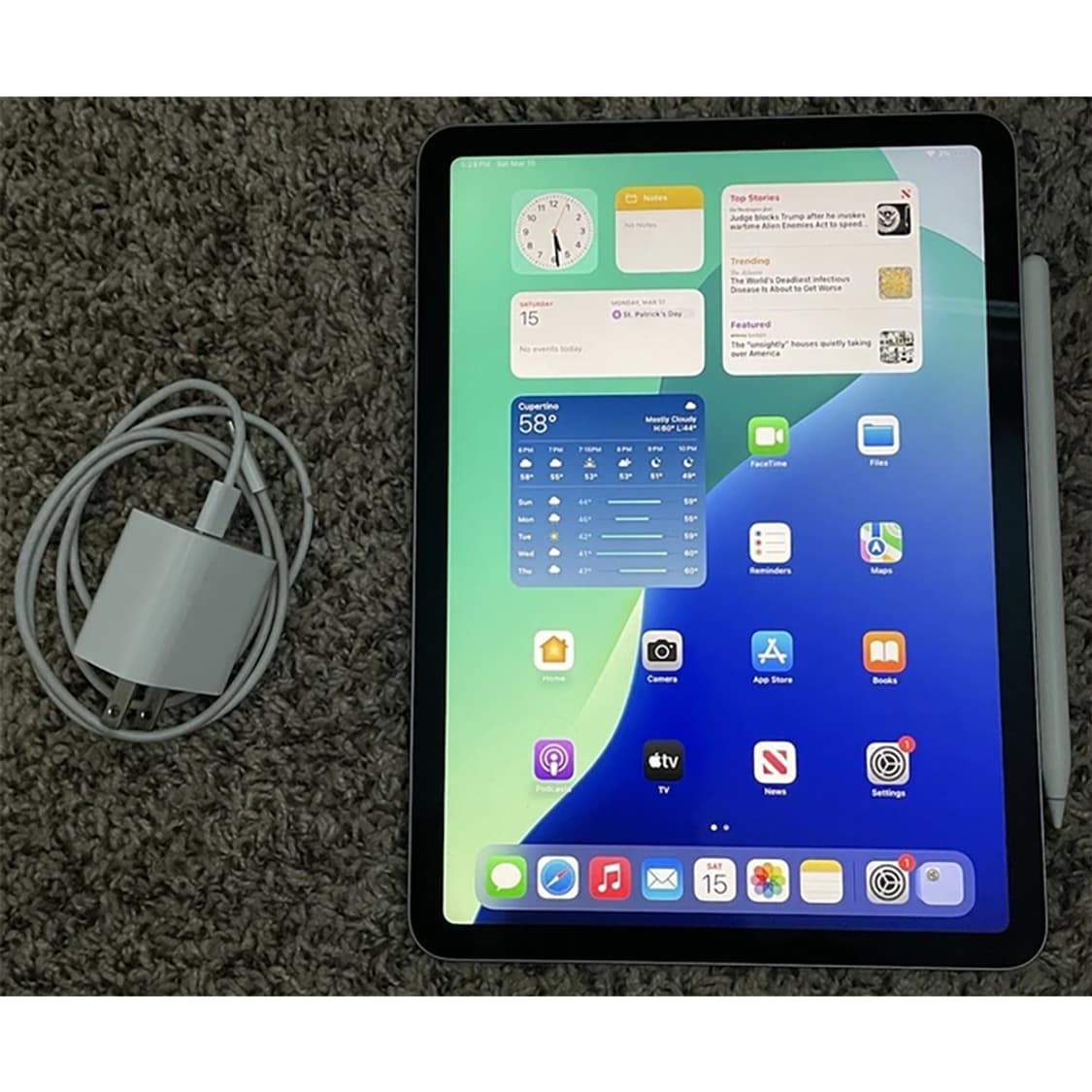 애플 아이패드 에어4 4세대 10.9인치 태블릿 64G 펜슬 2세대 동봉 상품이미지2