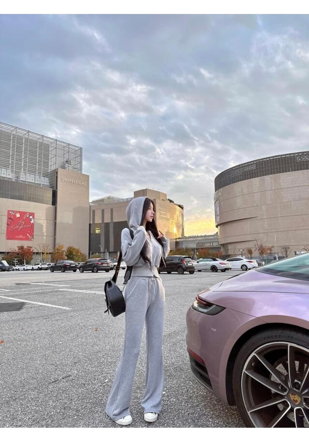 메이윤 제작 속극세사 투웨이 후드집업 & 세미부츠컷 팬츠 set 상품이미지5