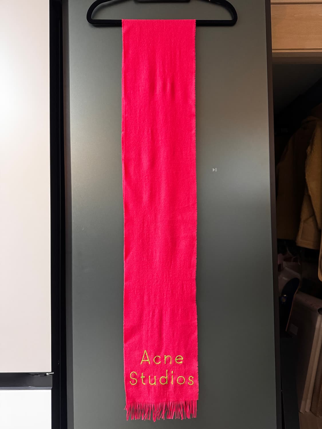 아크네 스투디오 머플러 핑크 상품이미지7