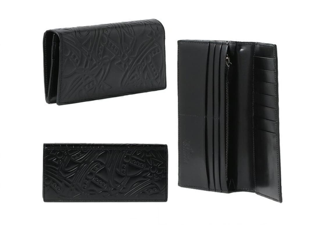 비비안웨스트우드 일본판 orb라인 음각 엠보 장지갑 상품이미지2