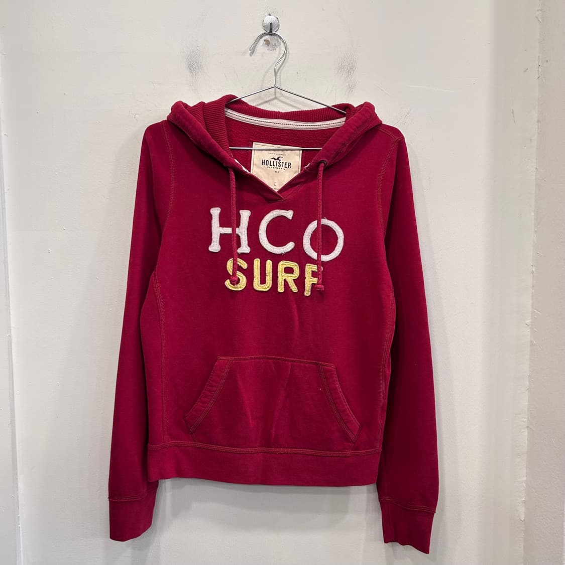 홀리스터 HCO 서핑클럽 래글런 슬림 후드티 상품이미지2