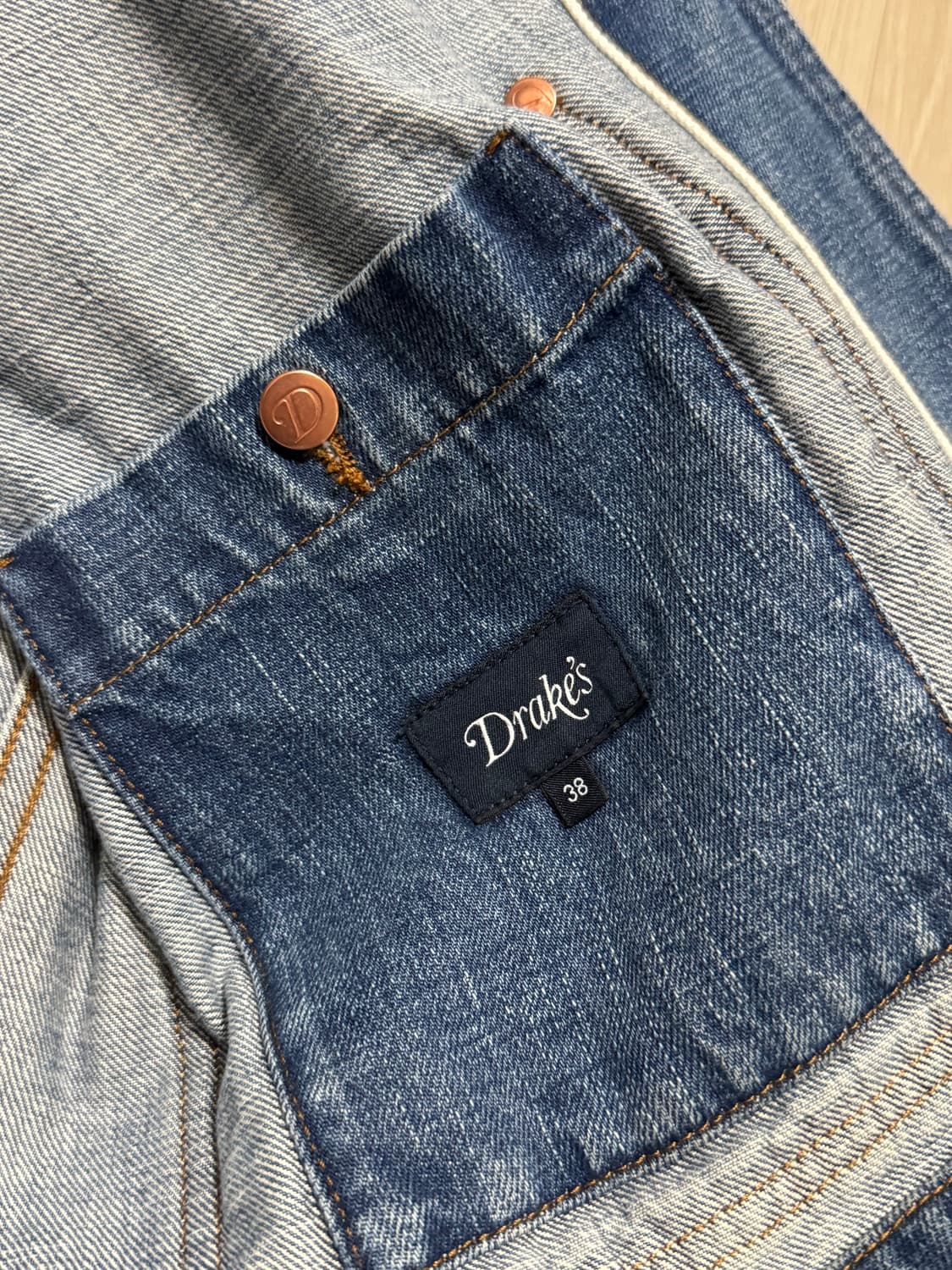 드레익스 데님 초어자켓 블리치 38사이즈 상품이미지4