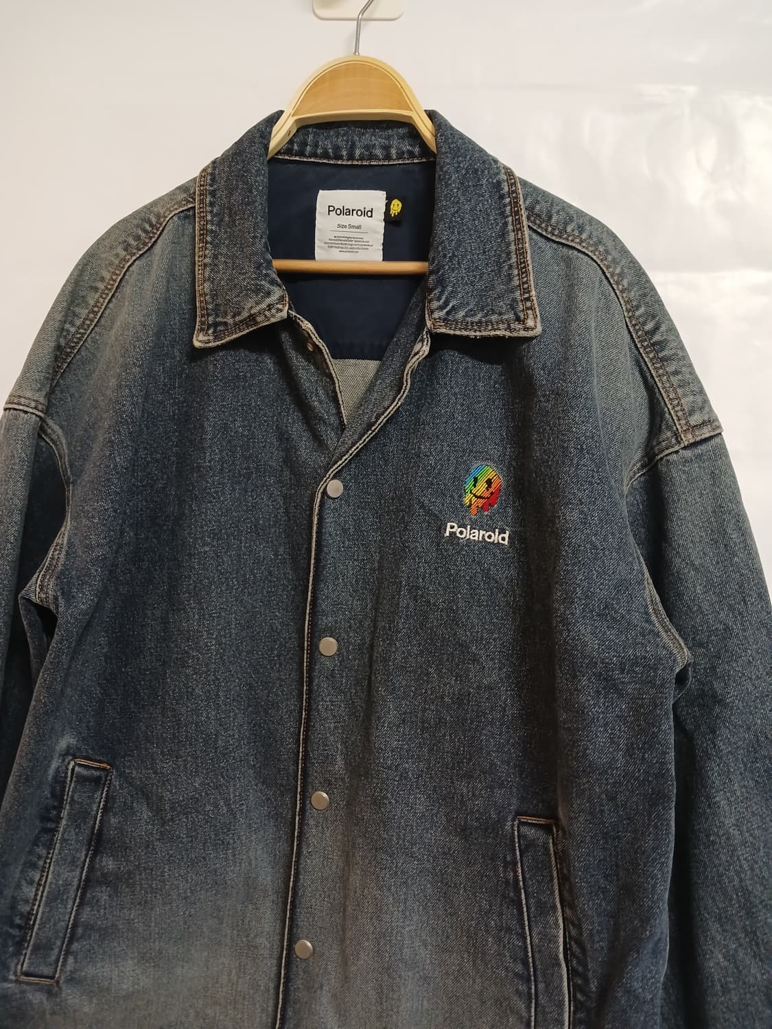 (S,95)폴라로이드 오버핏 데님청자켓 상품이미지3