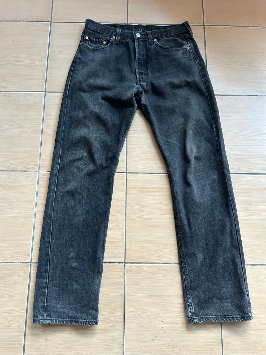 90‘s 리바이스501 블랙진33(32)in 상품이미지1