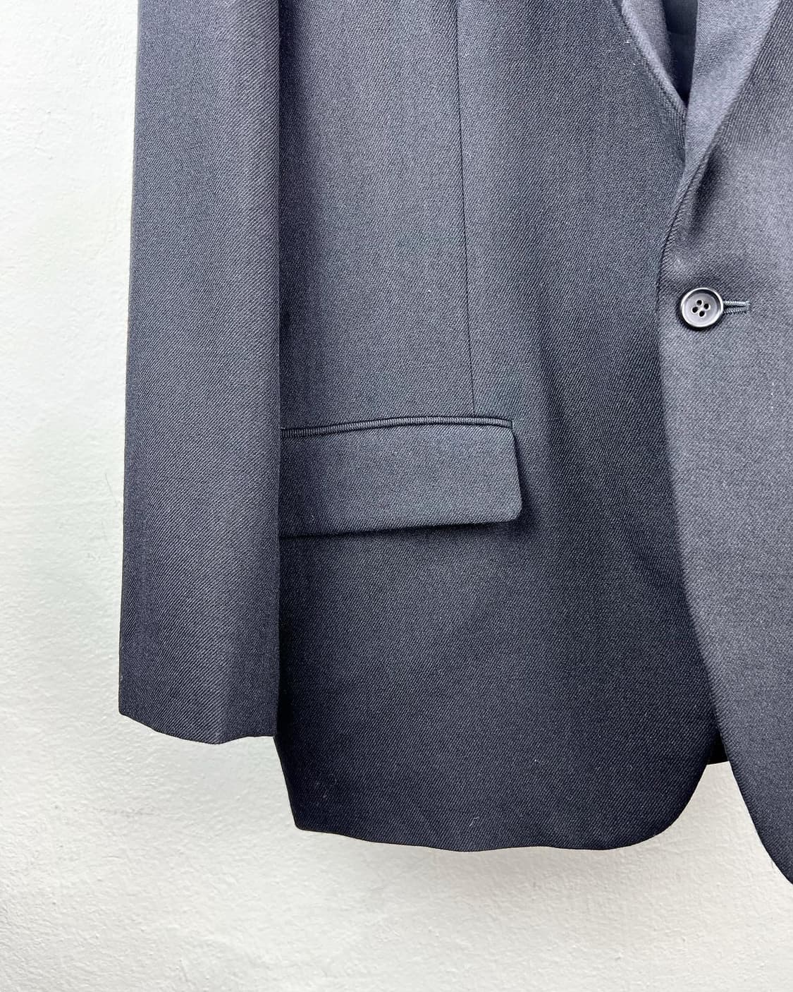 꼼데 옴므 플러스 블랙 1990 원버튼 턱시도 블레이져 상품이미지4