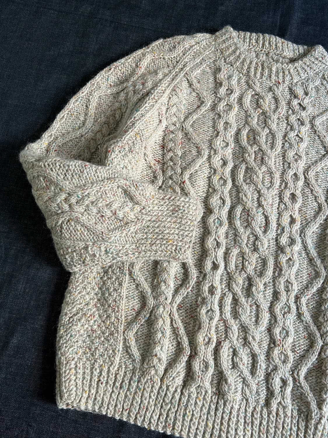 빈티지 도네갈 트위드 피셔맨 스웨터 상품이미지6