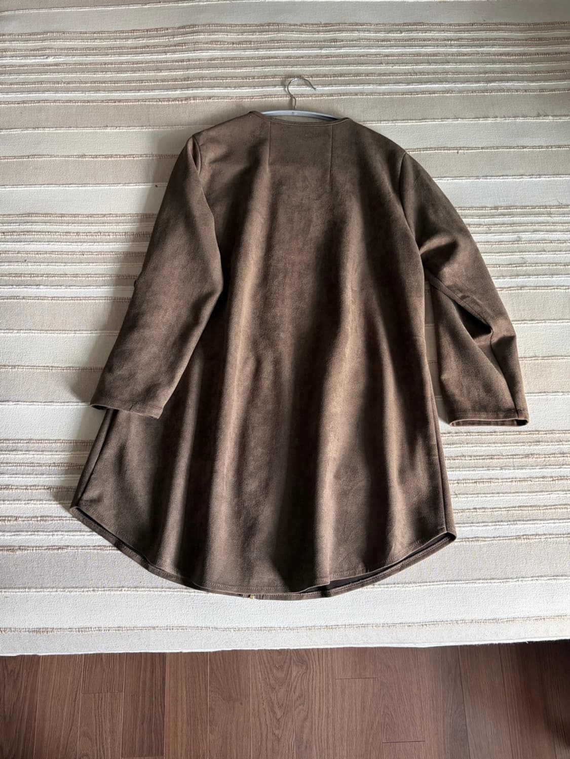 non collar suede zip-up jacket 상품이미지10