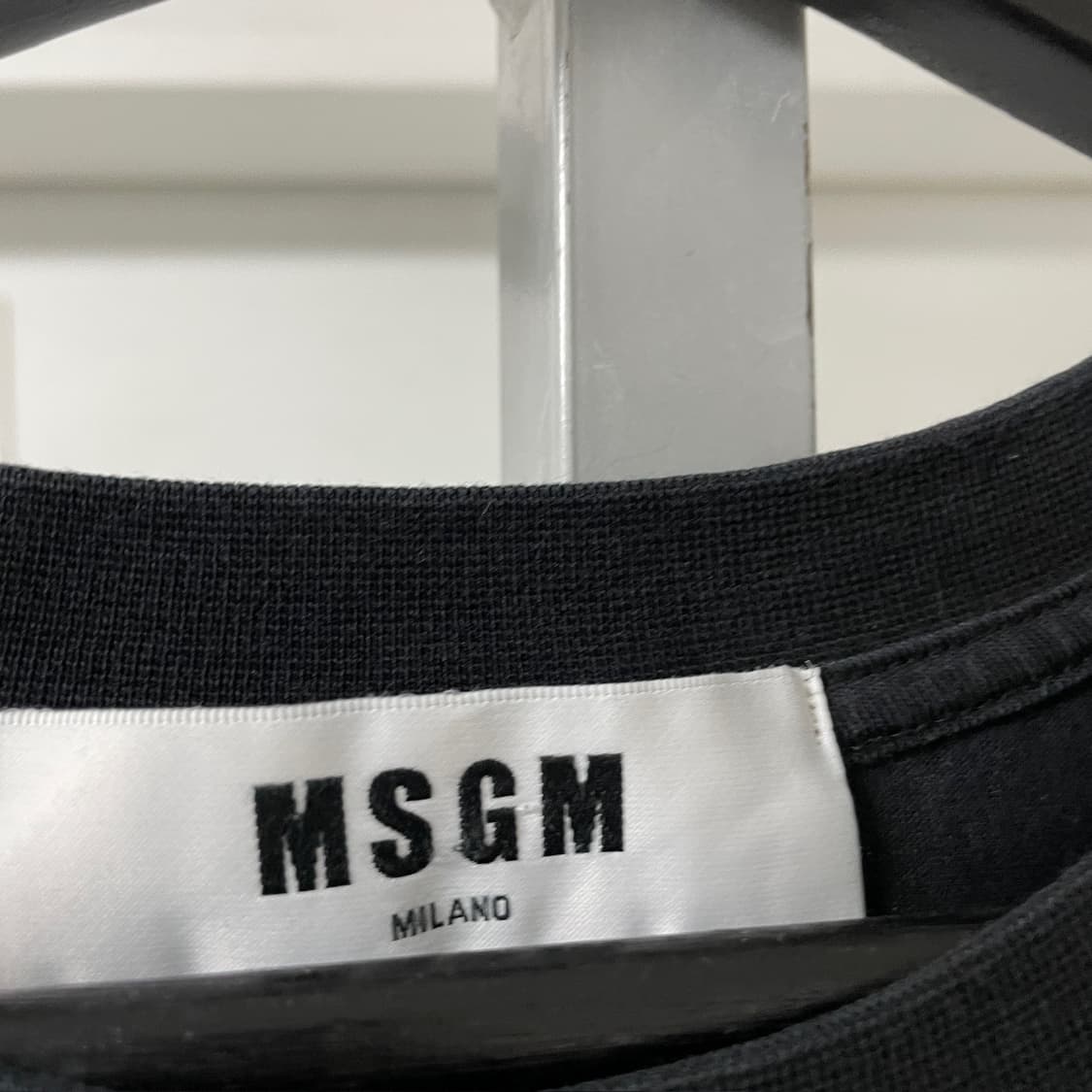 MSGM 블랙 반팔 티셔츠 L 상품이미지5