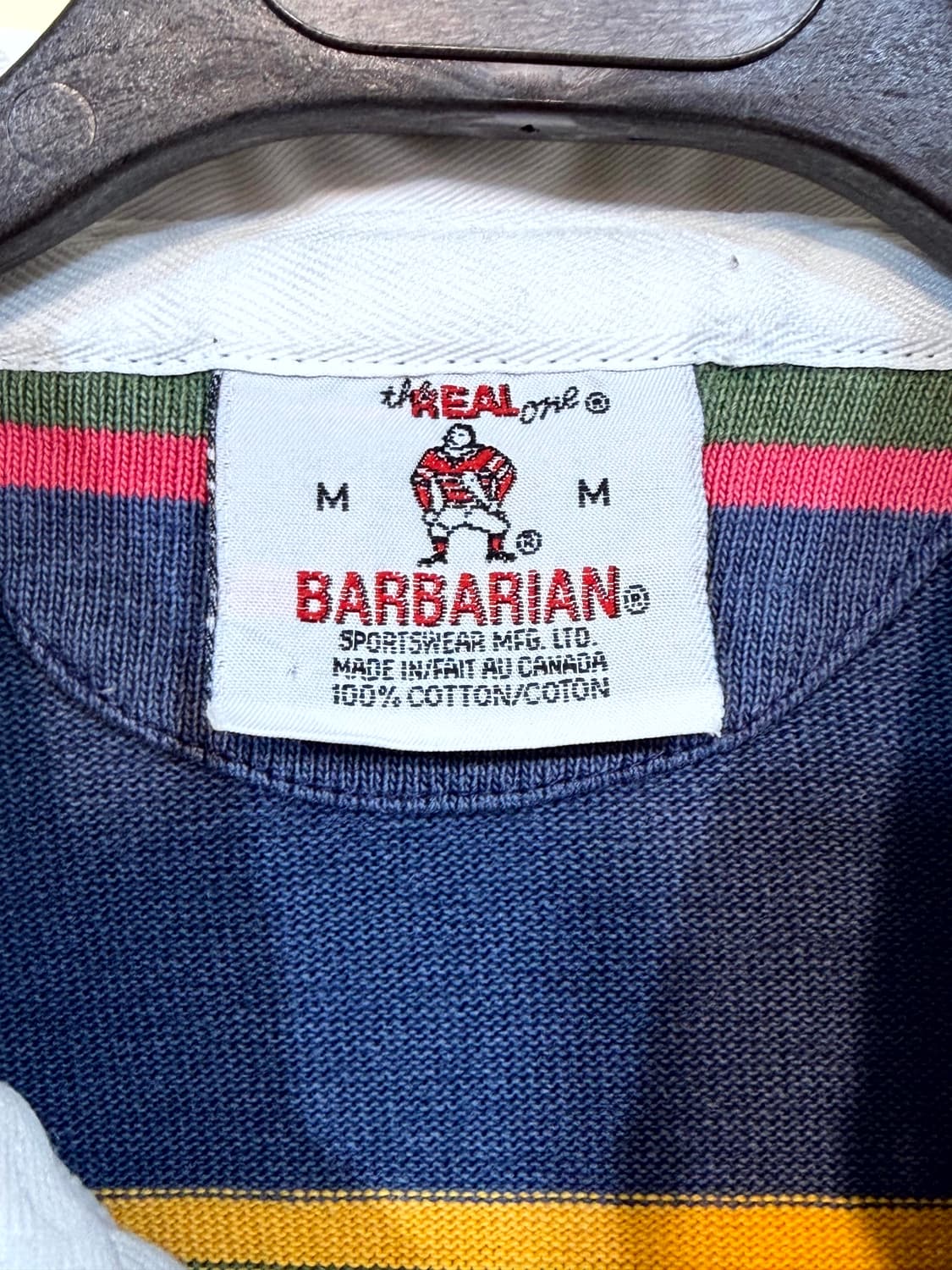 BARBARIAN 럭비 셔츠 (Made In Canada) 상품이미지5