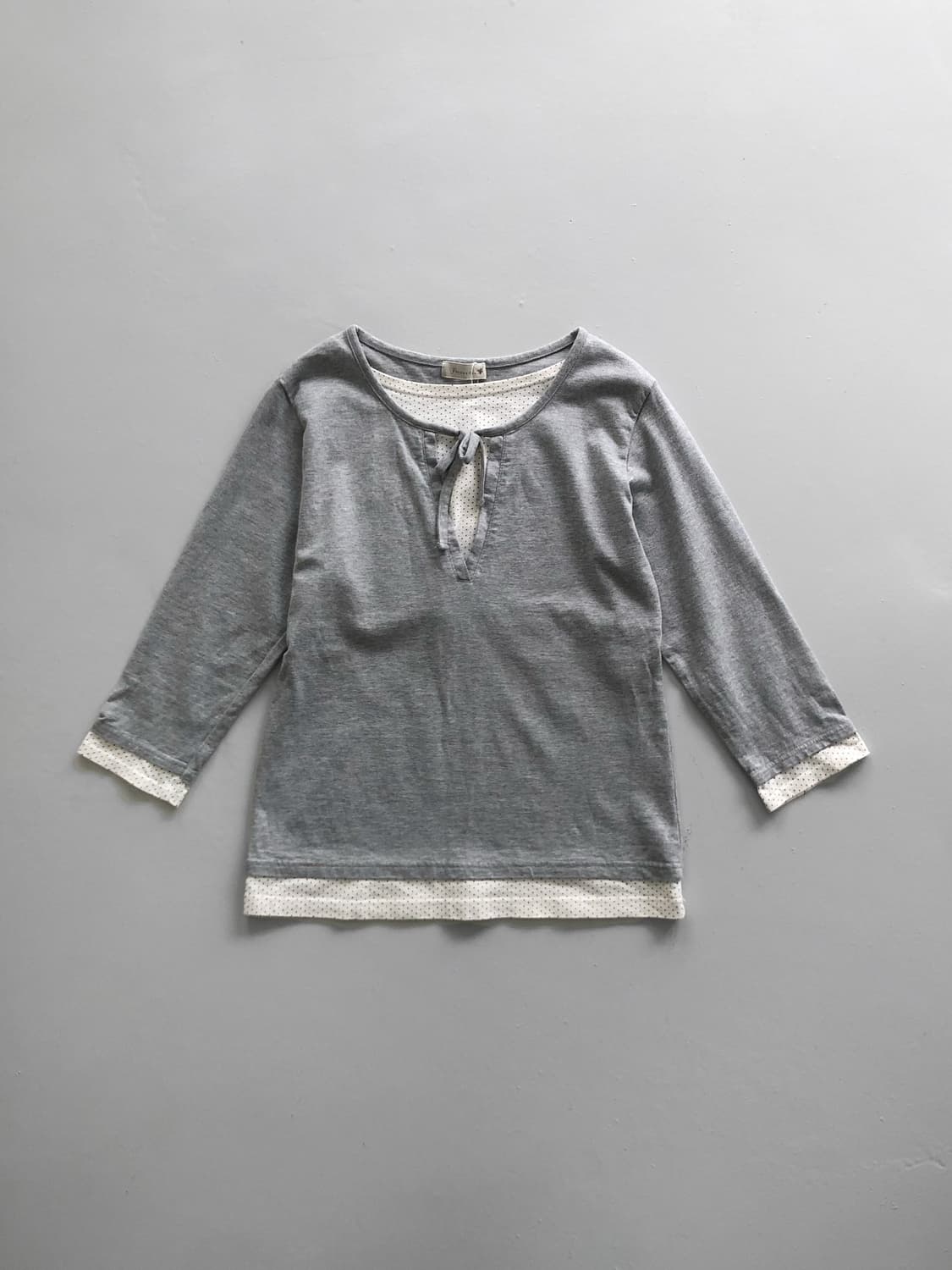 dot layered sleeve 상품이미지1