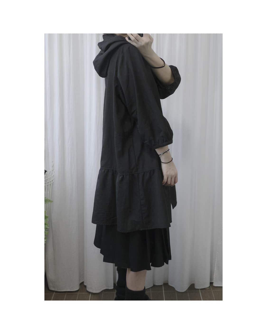 Hooded cancan dress 상품이미지5