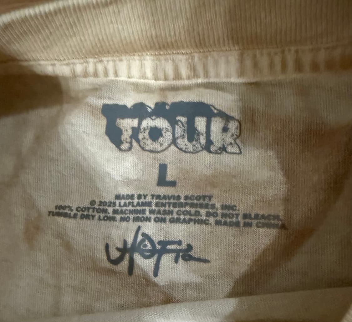 트래비스 스캇 MD 반팔 티 L 상품이미지3