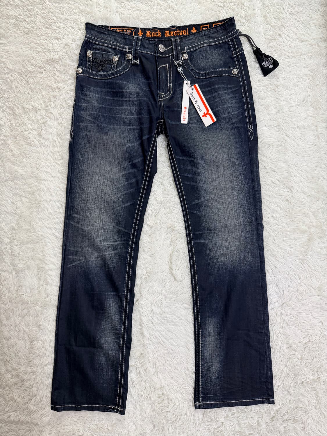 락리바이벌 빈티지 데님 청바지 33 상품이미지3
