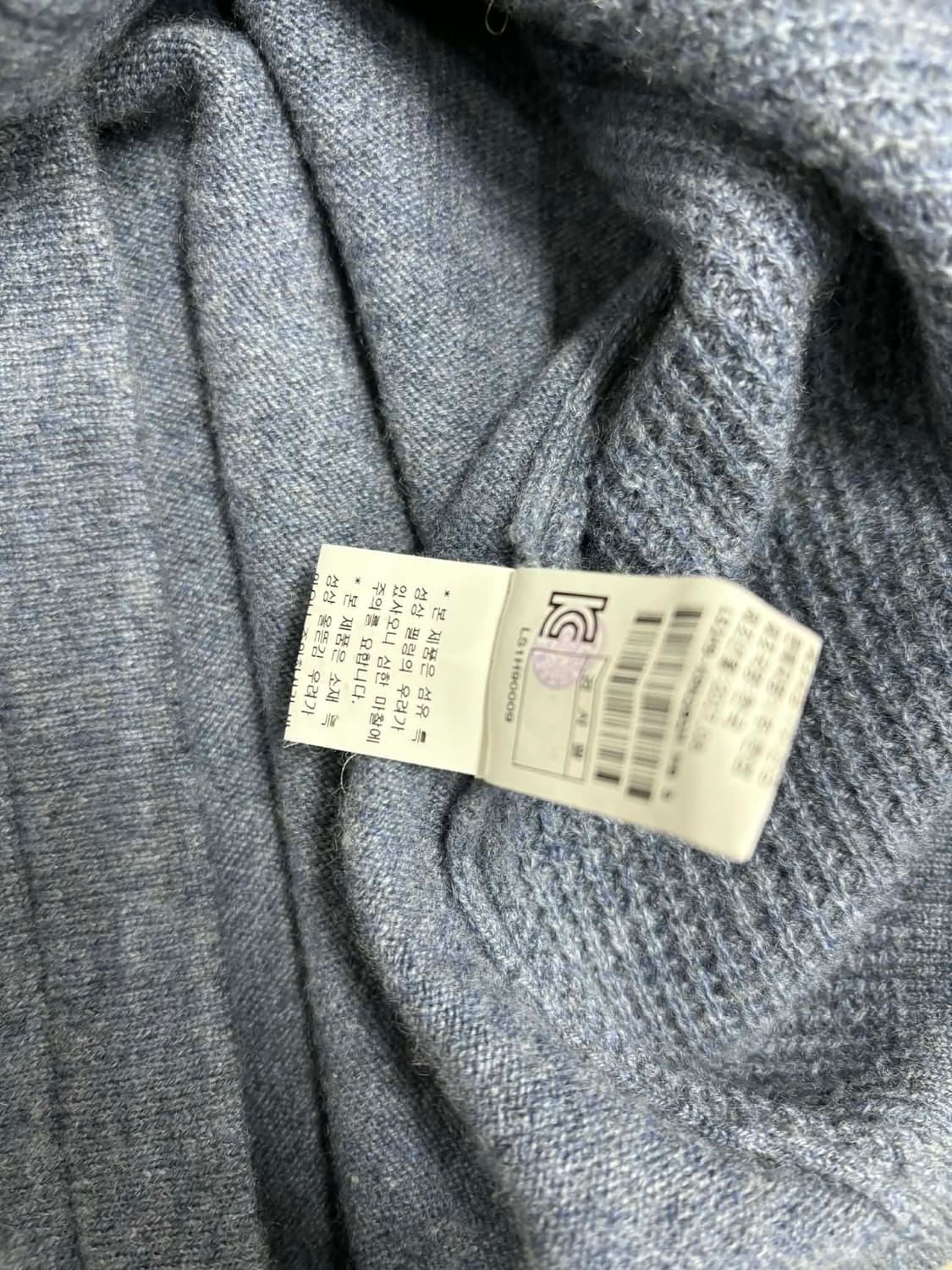 [105] 랑방 한섬 100% 캐시미어 니트 스웨터 상품이미지5