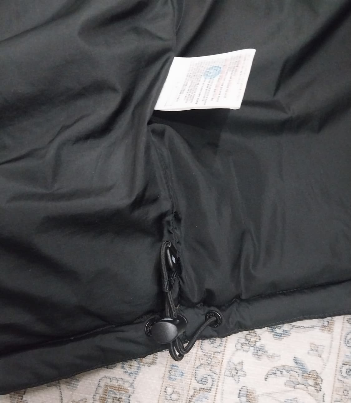 뉴발란스 블랙 패딩 조끼 (후드분실) 상품이미지5