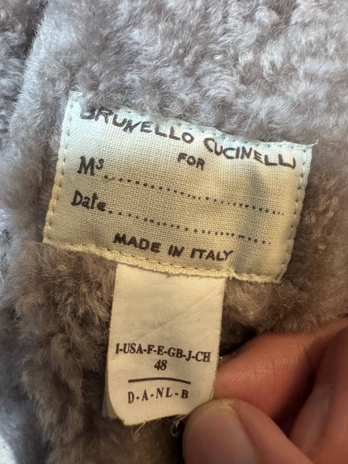 브루넬로 쿠치넬리 여성 스웨이드 시어링 무통 코트 48 상품이미지9