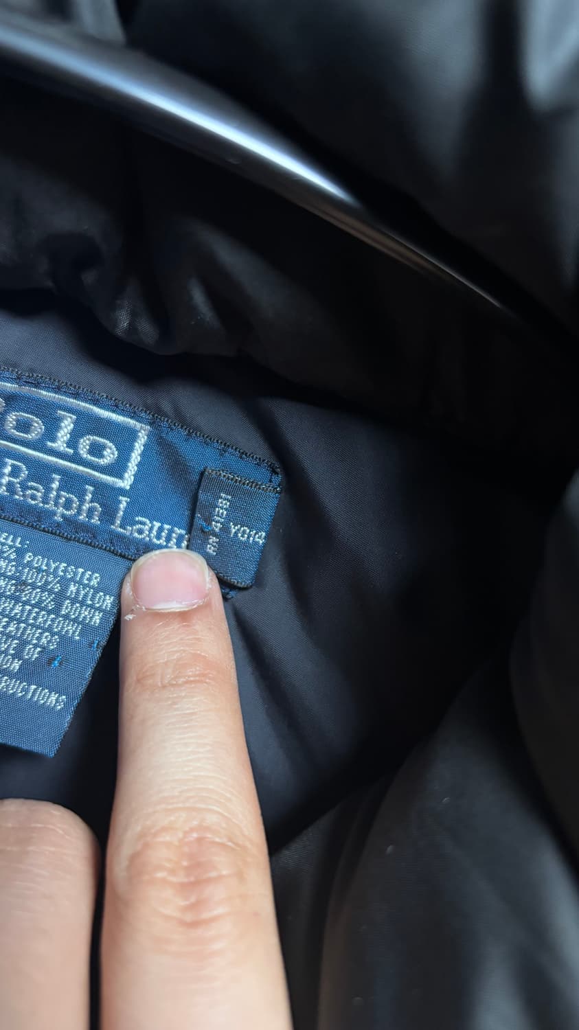 (m)폴로 랄프로렌 블랙 패딩 정품 상품이미지4