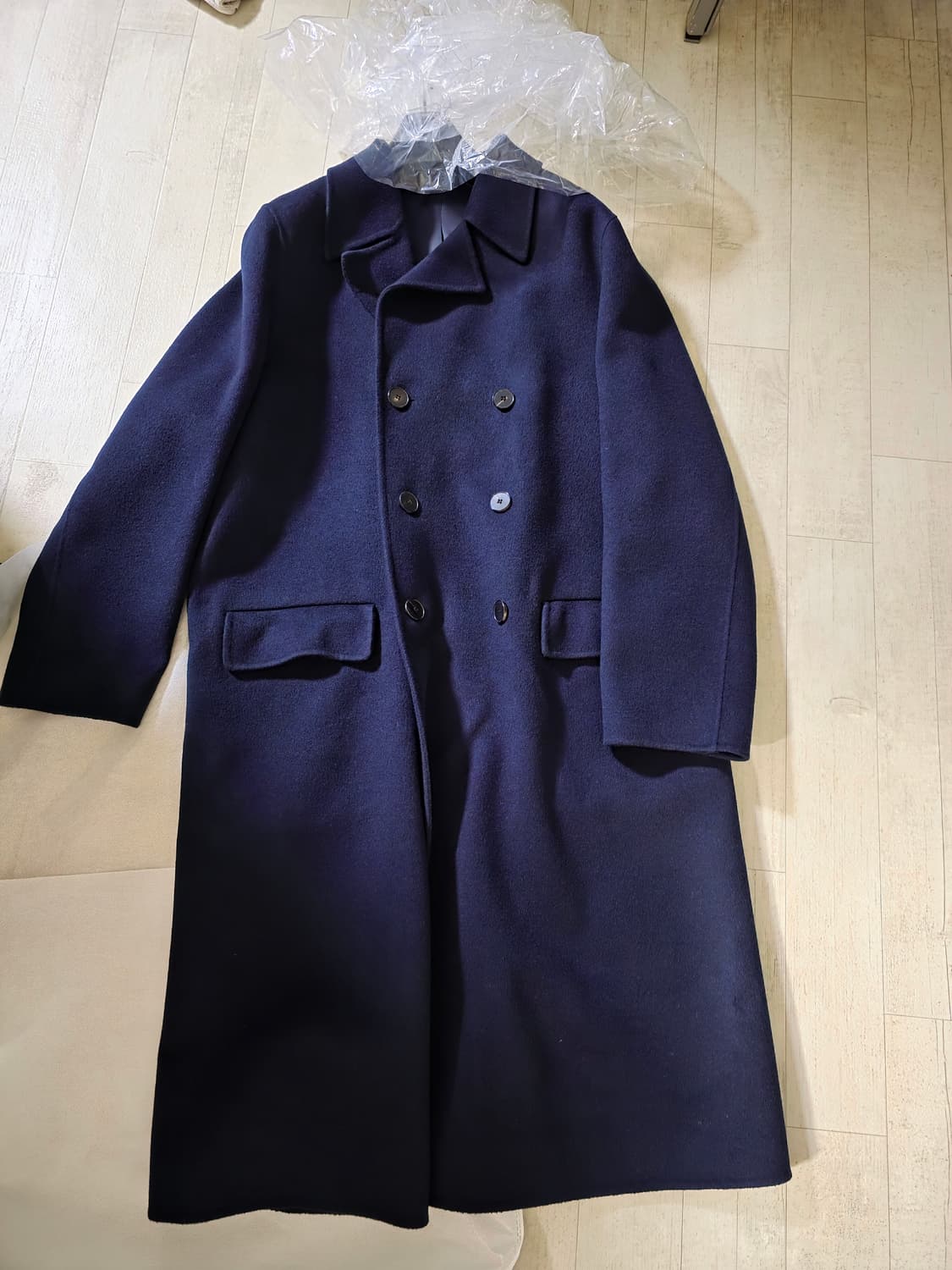 마마가리 봉코트 46 네이비  상품이미지1