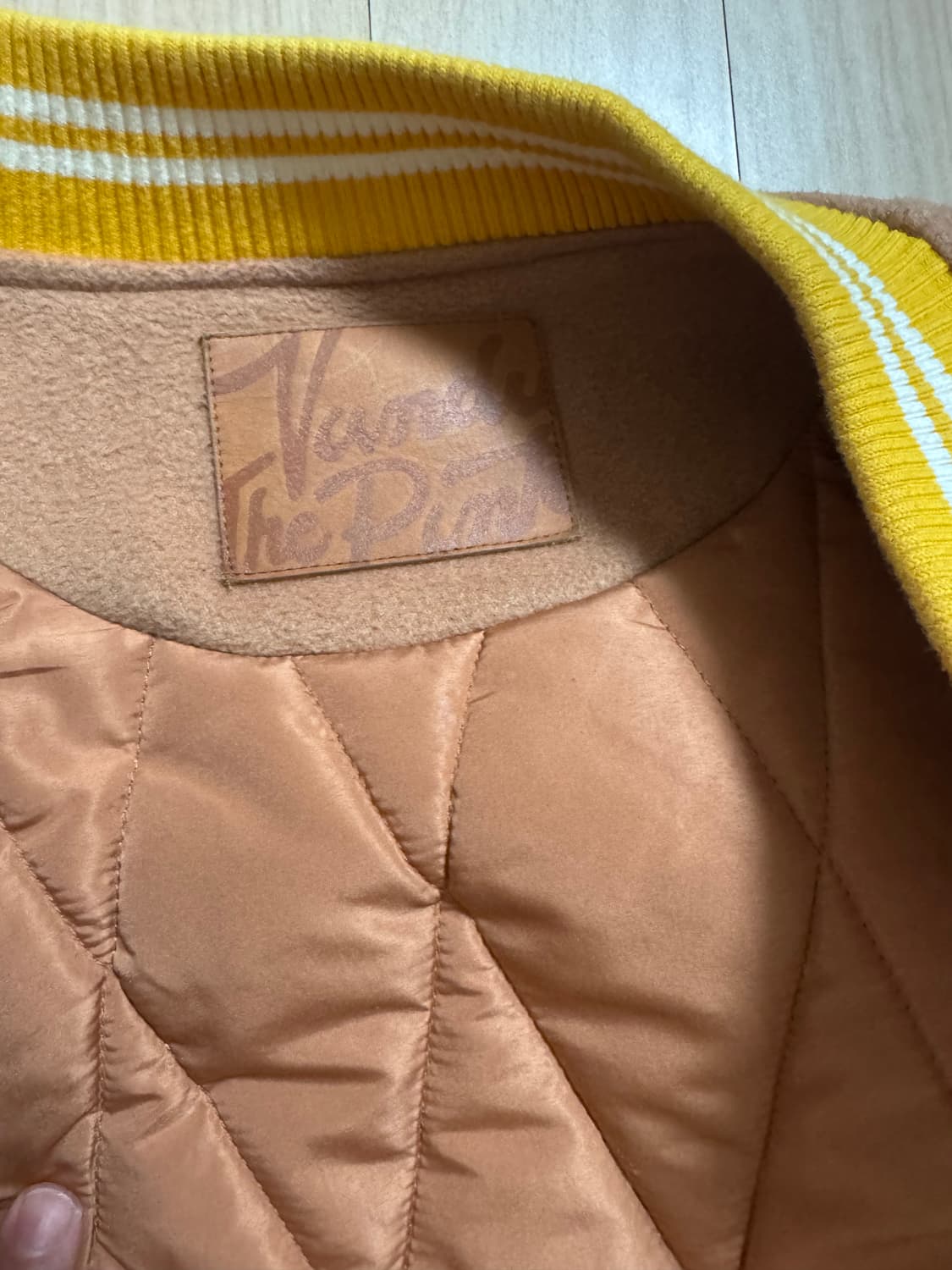 [L] 반디더핑크 버거 바시티 자켓 상품이미지4