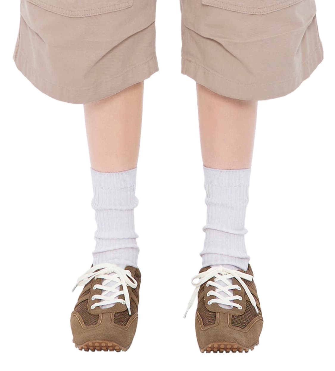 스탠드오일 머로우 스퀘어 스니커즈 브라운 상품이미지4