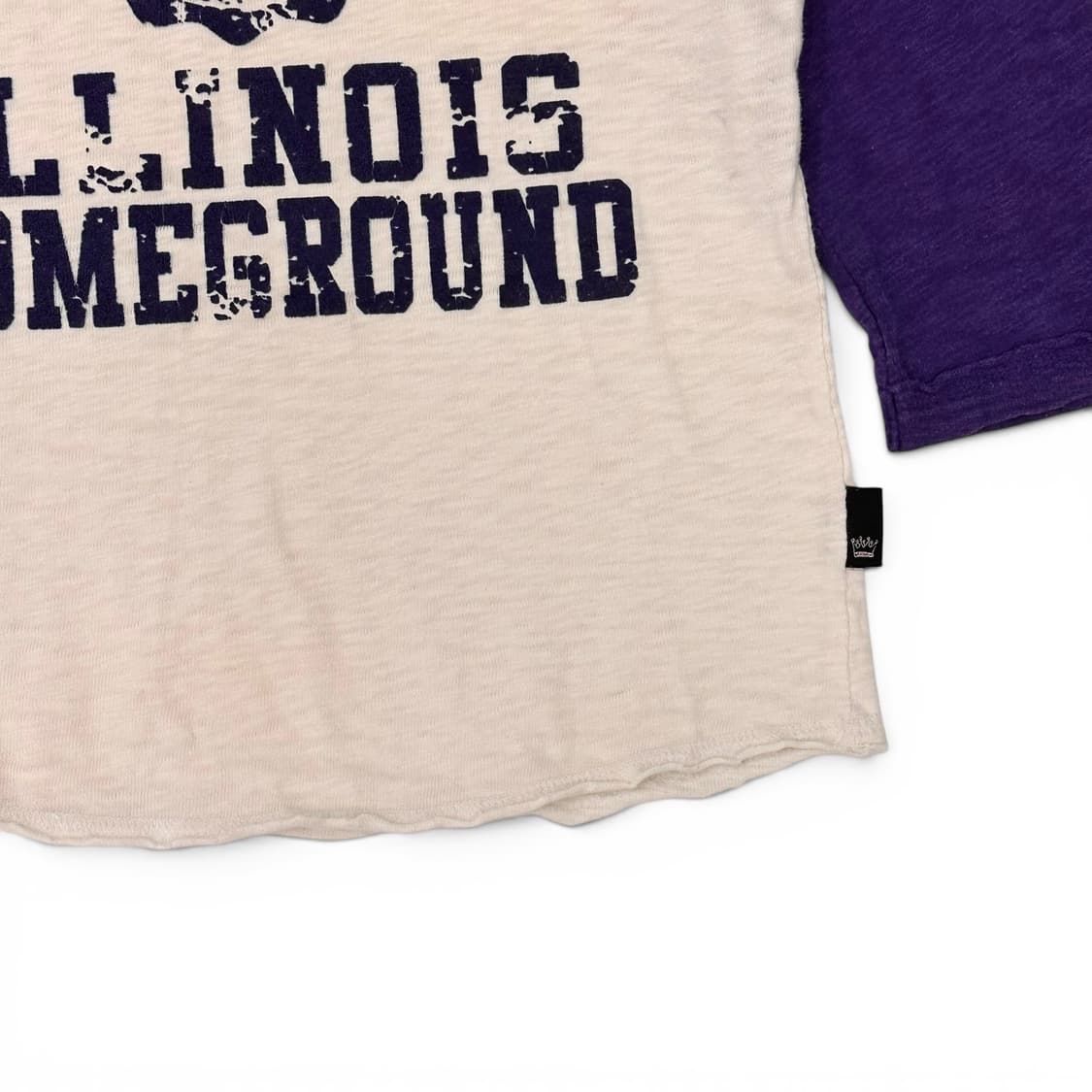 Plum Color Block Raglan T-Shirt 상품이미지4