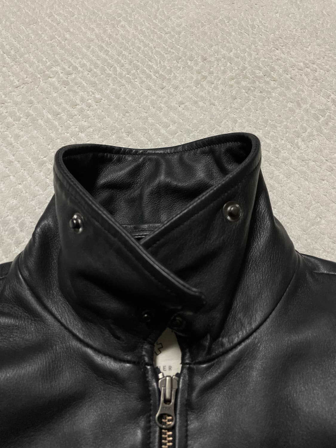 CELIO 셀리오 웨스턴 무드 쉽스킨 양가죽 A-2 플라이트 레더 자켓 상품이미지6