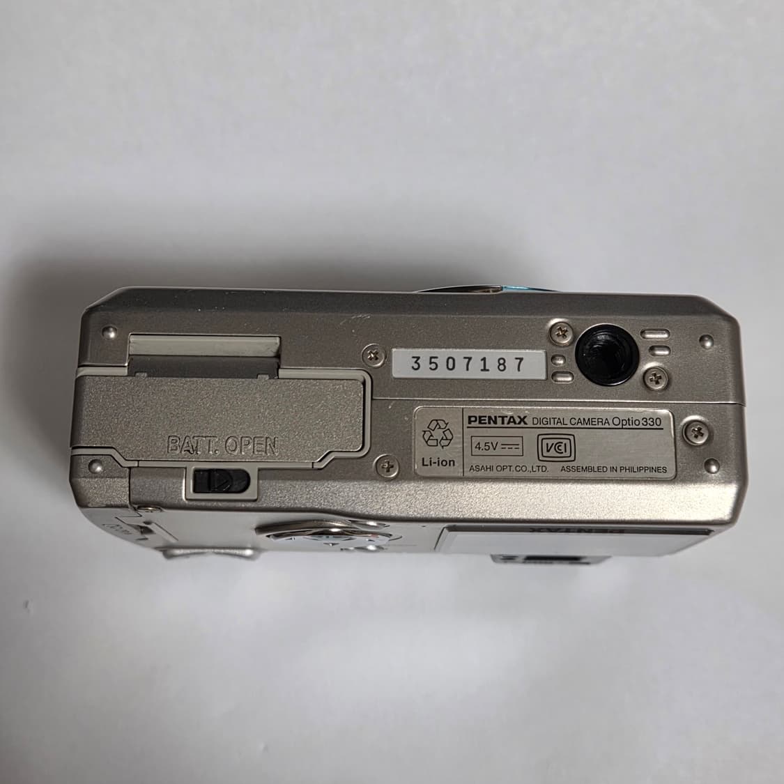 펜탁스 옵티오330 디지털카메라 상품이미지3