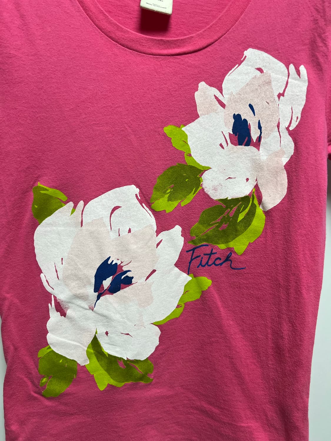 아베크롬비 로고 플라워 티셔츠 상품이미지2