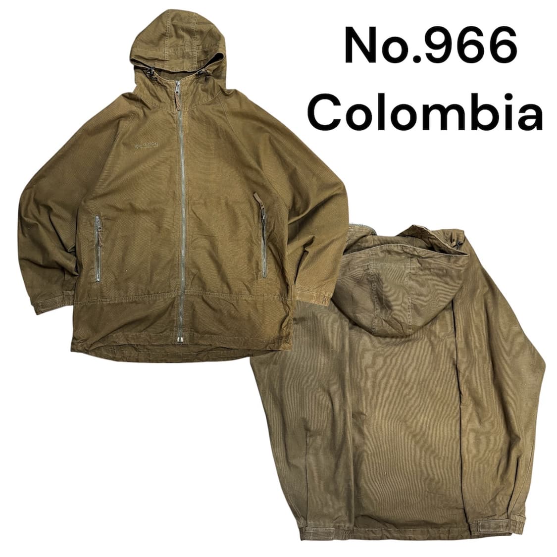 컬럼비아 재팬 일본판 브라운 후드 자켓 상품이미지1