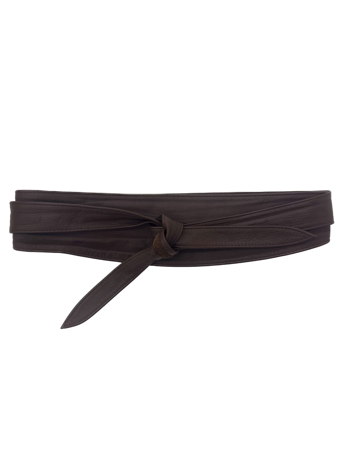 Goa Black Leather Obi Belt 상품이미지1