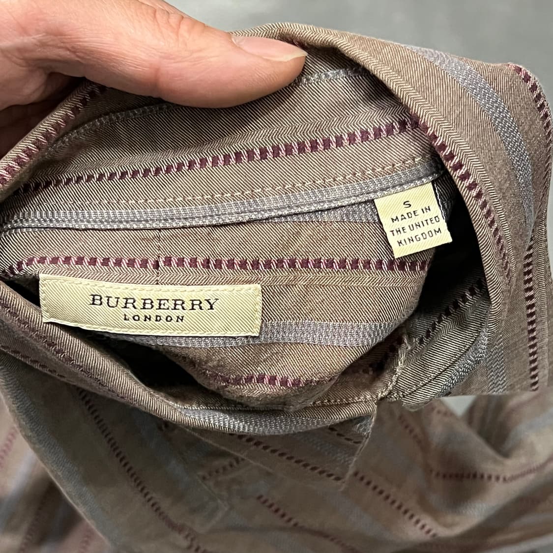  버버리 스트라이프 셔츠 +명품감정서 y15708 상품이미지6