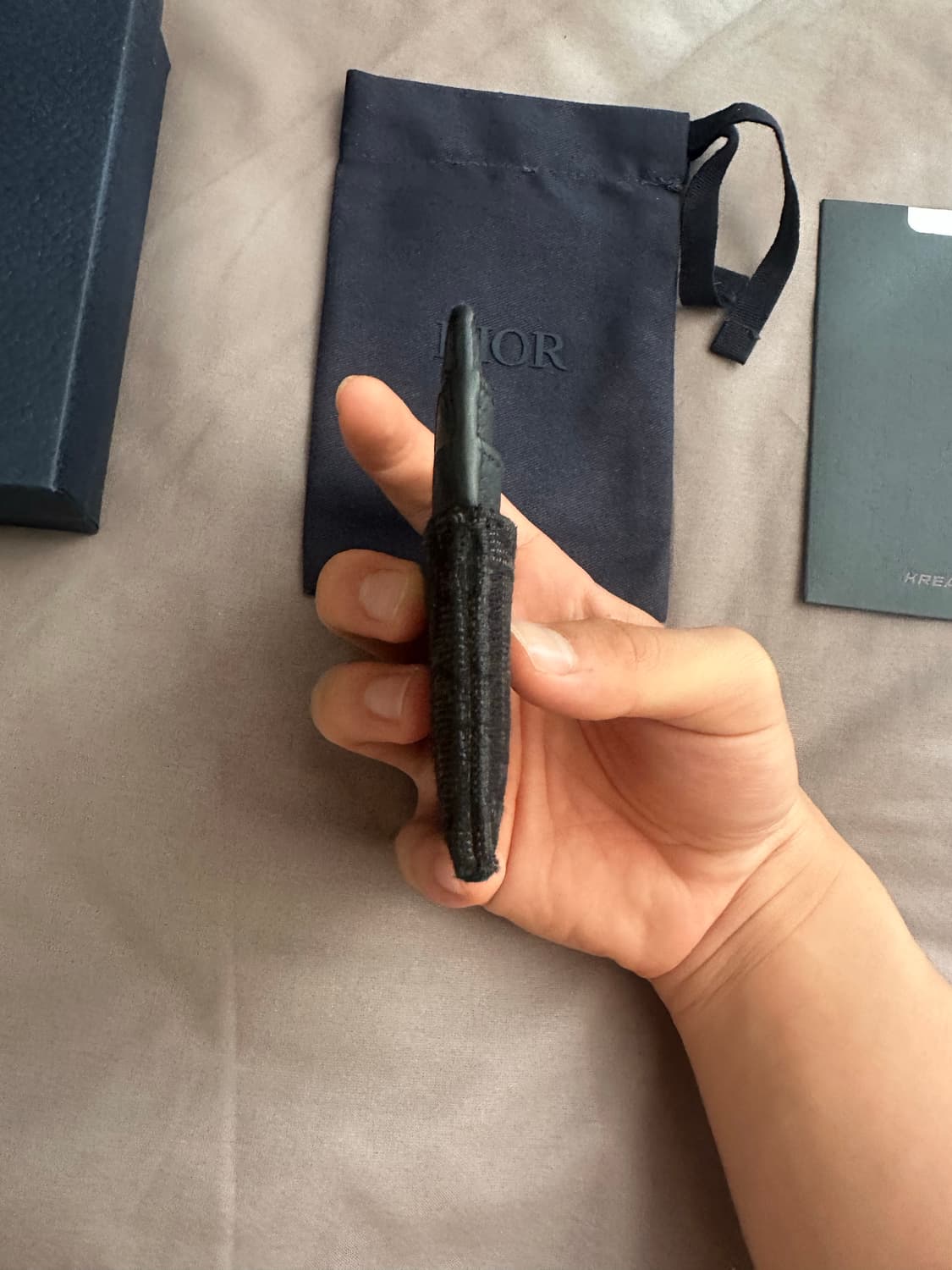 디올 오블리크 카드지갑 블랙 상품이미지2