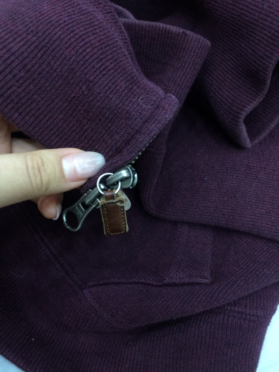 폴로 랄프로렌 니트 집업 후드 집업 vintage 상품이미지3