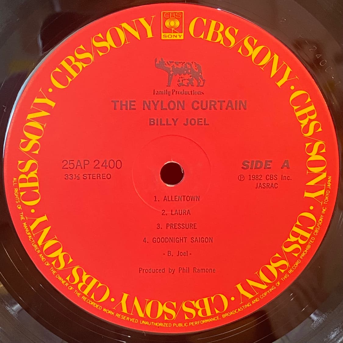 (수입중고LP-팝록) Billy Joel -The Nylon Curtai 상품이미지4