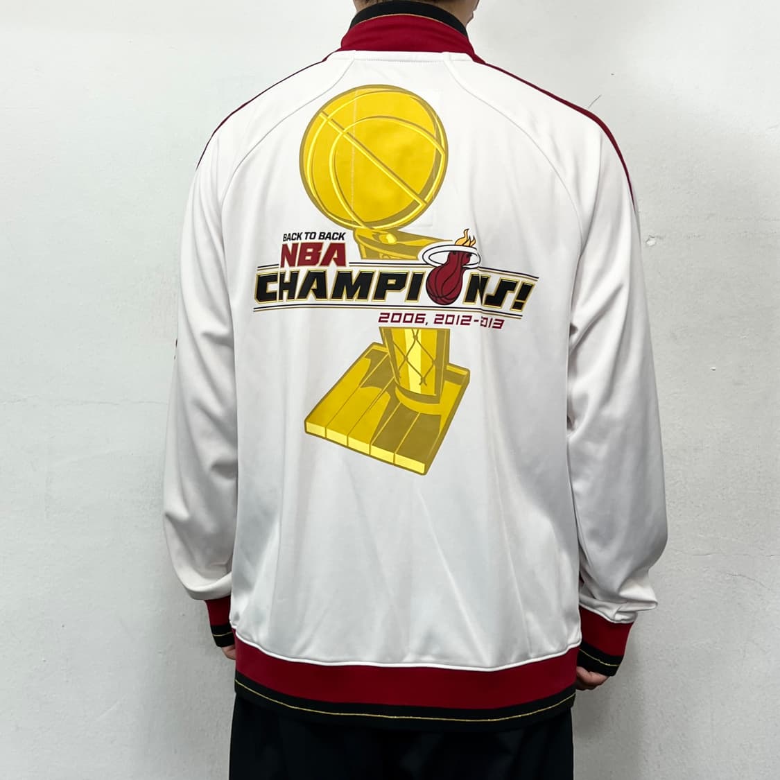 아디다스 NBA 마이애미 챔피언쉽 풀집업 트랙탑 져지 자켓 상품이미지4