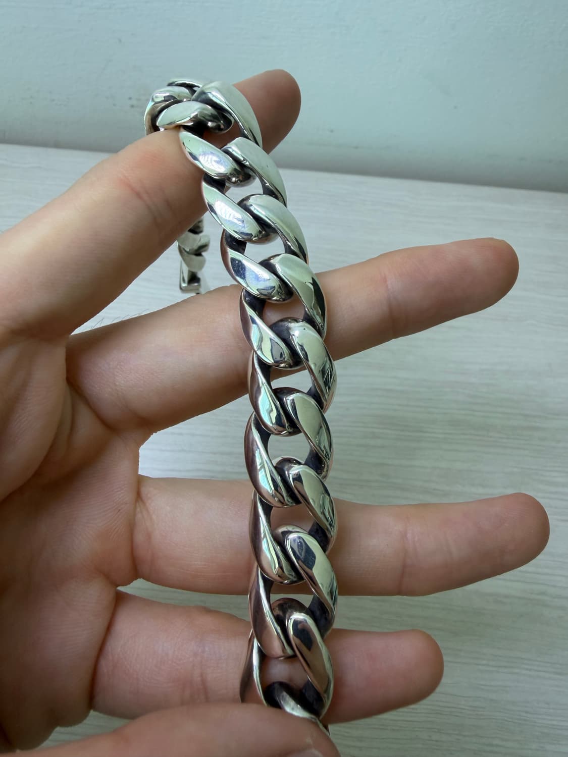 크롬하츠 플로랄 ID 클래식 팔찌 15링크 상품이미지8