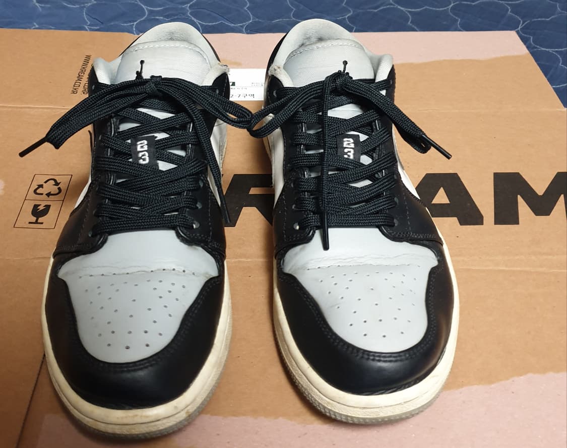 나이키 조던1 로우 블랙 라이트 스모크 그레이 (265) 상품이미지1