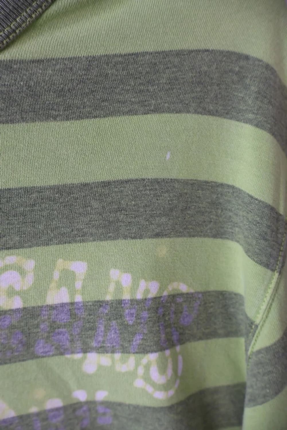 Tommy Hilfiger Green Stripe Tee 상품이미지6