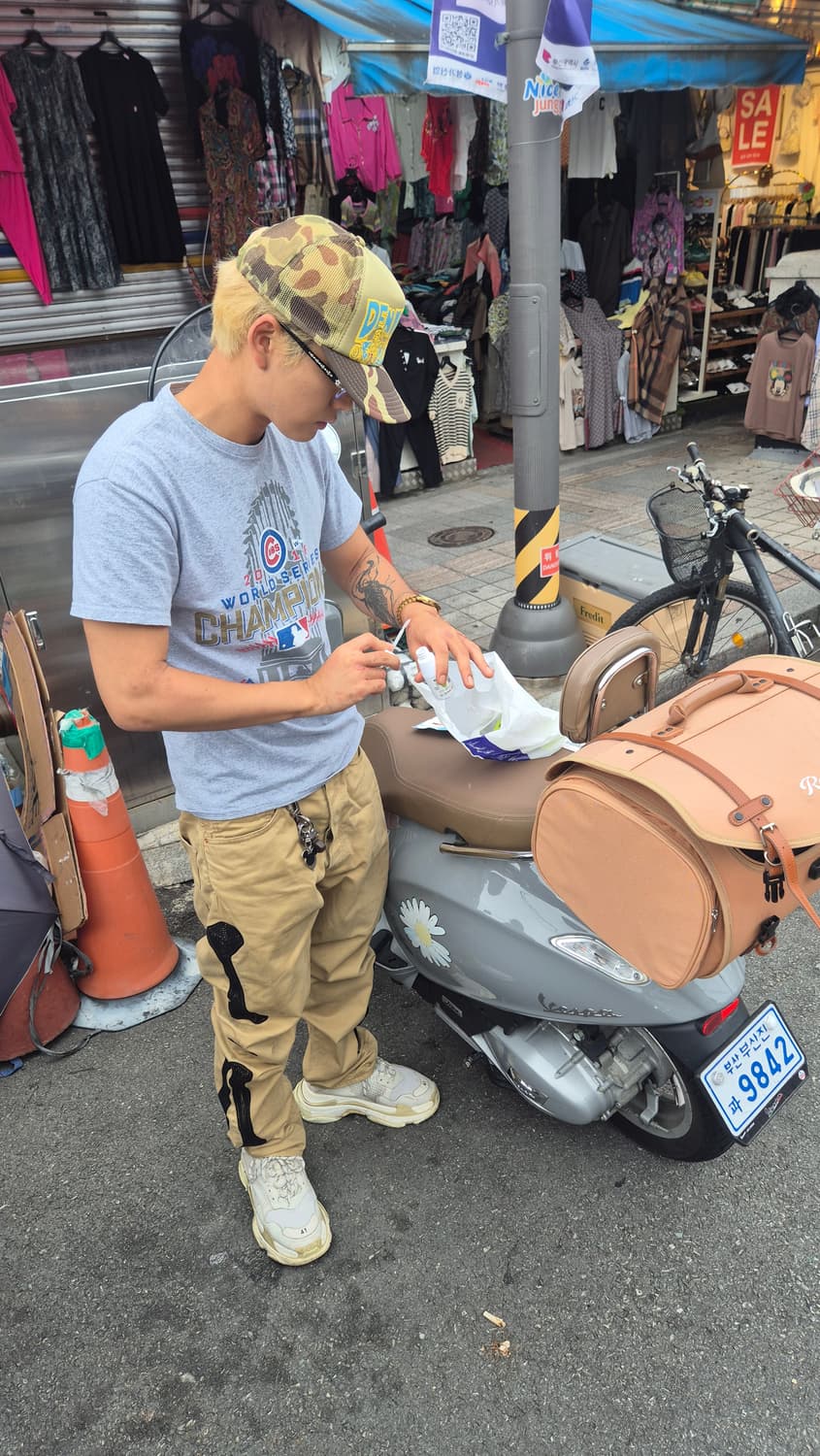 캐피탈 본 데님 팬츠 모카베이지 상품이미지1