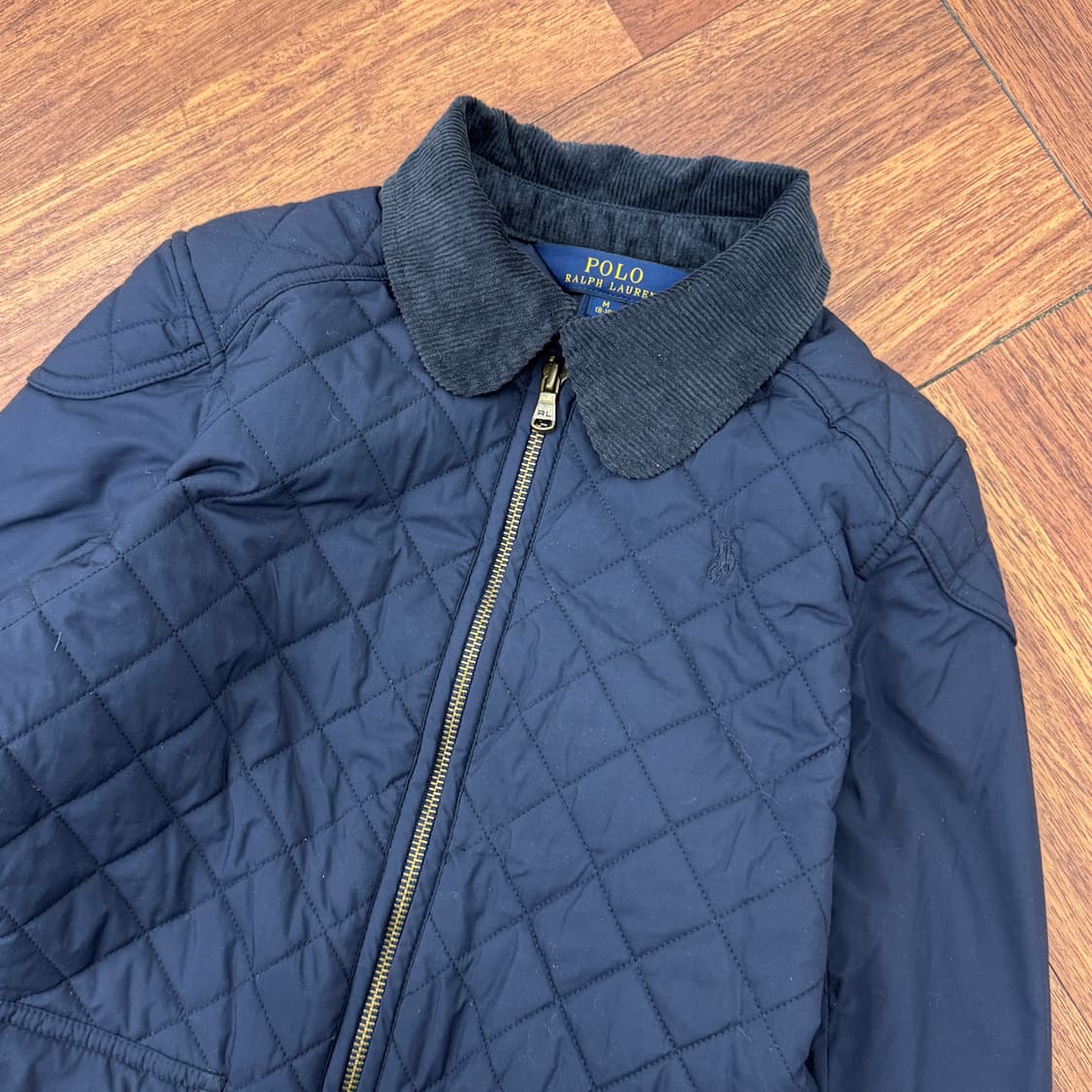 아동용 8-10 폴로 랄프로렌 네이비 퀼팅 자켓  상품이미지3