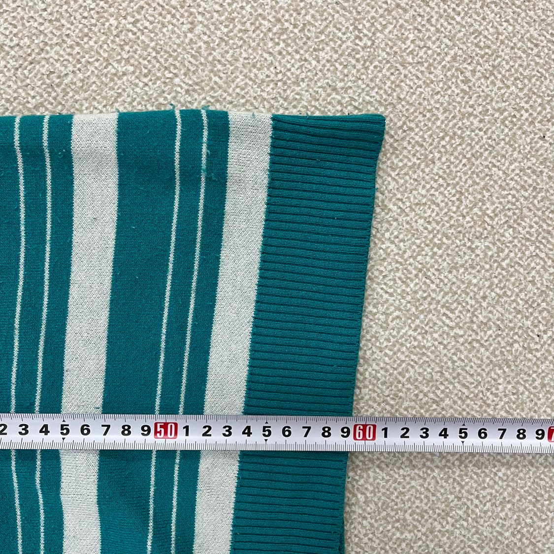 실측확인 와펜 스트라이프 가디건 0209M1 상품이미지4