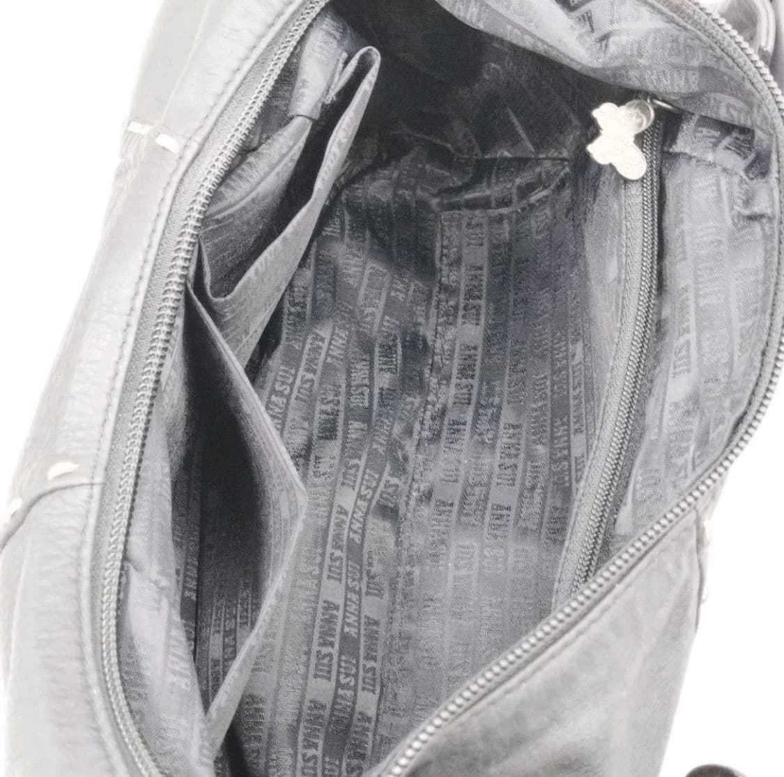 Anna Sui flower bagcharm 안나수이 그레이 숄더백 상품이미지3