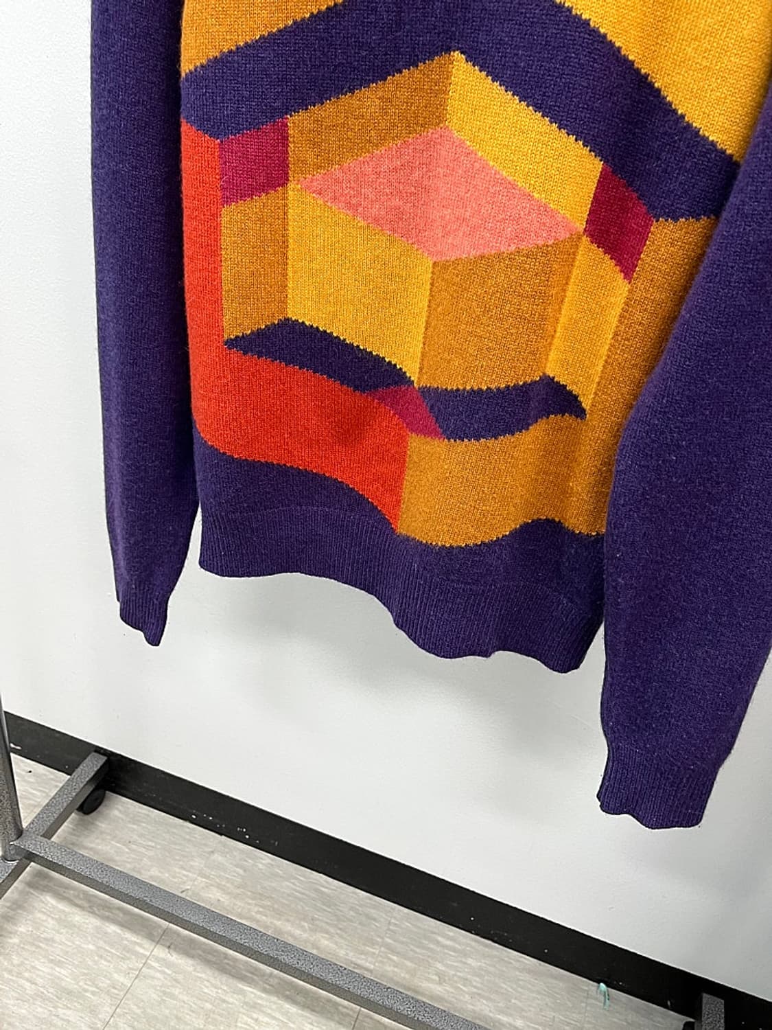 여) 보테가베네타 퍼플 캐시미어100% 니트  상품이미지2