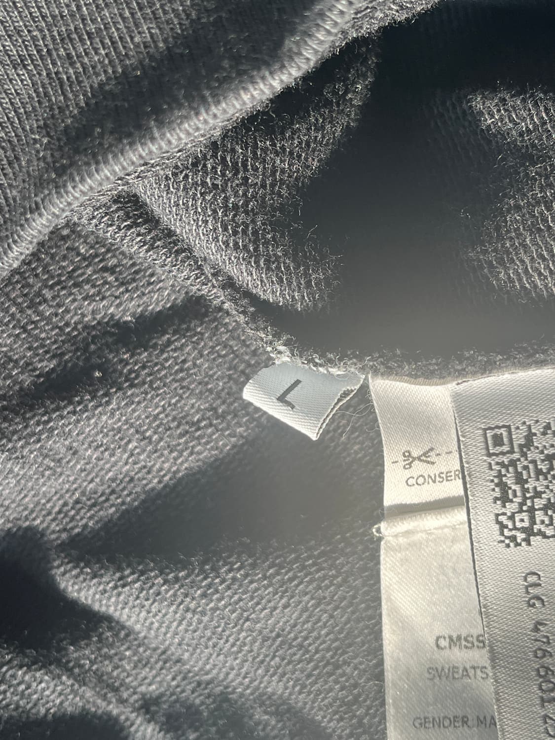 CP 컴퍼니 렌즈 와펜 반집업 블랙 L 상품이미지5