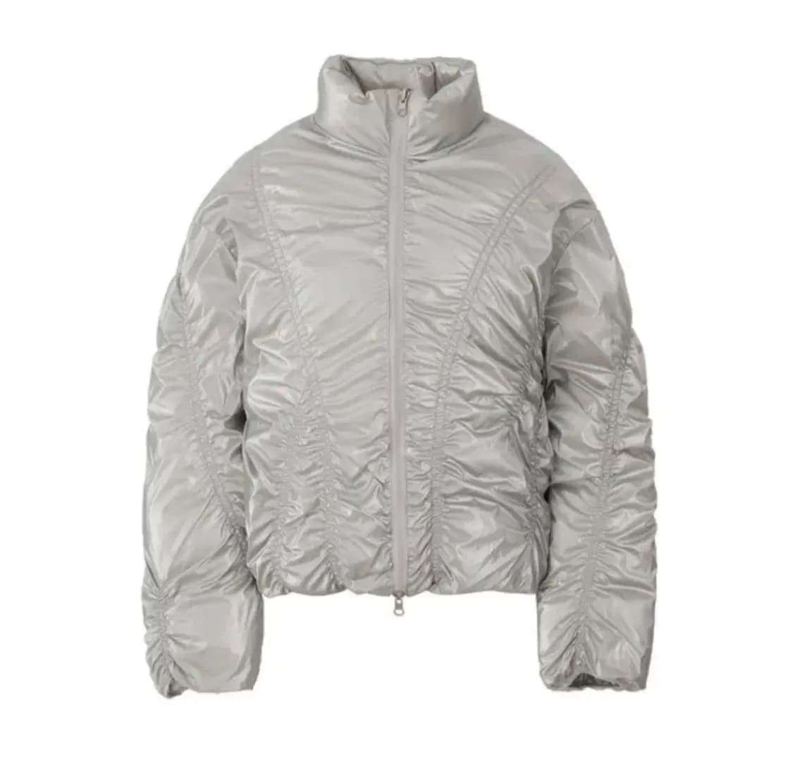 Nache 나체 글레어 리버시블 패딩 실버 유니섹스  상품이미지4