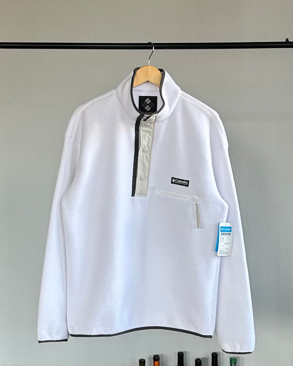 [M](새상품)컬럼비아 헬베티아 하프집업 아노락 플리스 상품이미지1