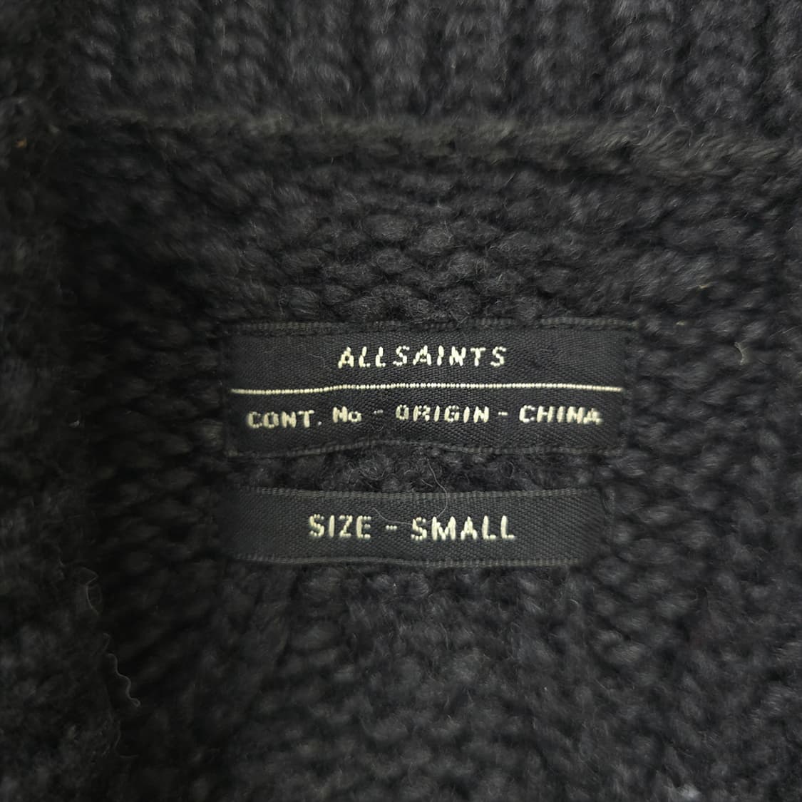 남성 올세인츠 AllSaints 케이블 니트 가디건 상품이미지8